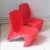 Red Set of Red Fiberglass Side Chairs, 1960s For Sale - Image 8 of 8