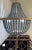 Organic Modern Gray Bead Chandelier For Sale - Image 4 of 5