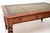 Brown Antique Victorian Leather Top Partners Desk, 1830s For Sale - Image 8 of 11