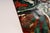 Mid Century Modern Enamel on Copper Green and Red Square Decorative Dish For Sale - Image 10 of 11