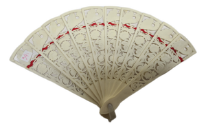 Art Nouveau Polish Celluloid Fan, 1930s