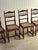 Wood Set of Four Antique Dining Chairs With Carved Crest For Sale - Image 7 of 18