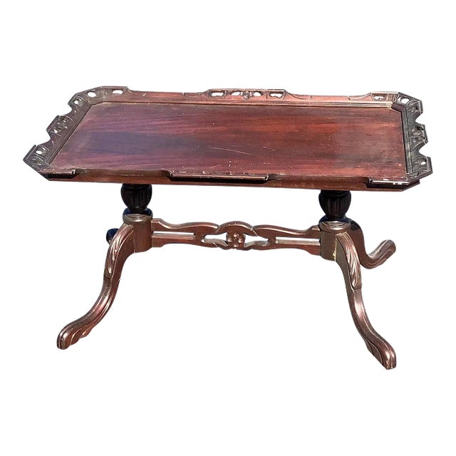 1940s Vintage Side Table or Serving Tray For Sale