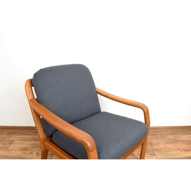 Brown Mid-Century Modern Danish Teak Chair from Dyrlund, 1970s For Sale - Image 8 of 11