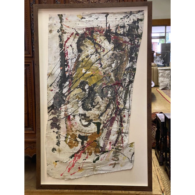 1980s Purvis Young Folk Art Abstract Painting For Sale - Image 13 of 13