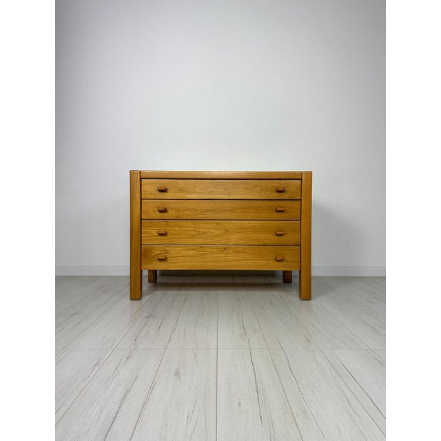 Vintage French Chest of Drawers in Elm from Maison Regain, 1960s For Sale - Image 13 of 13