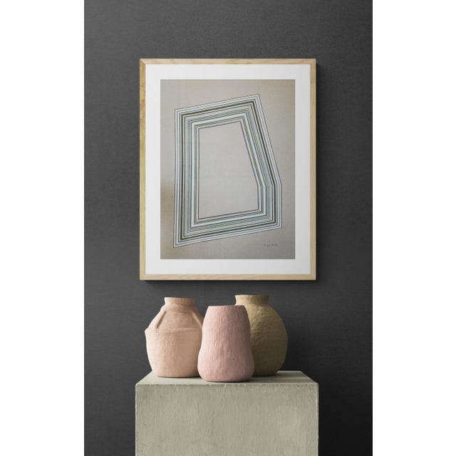 Contemporary Original Abstract Geometric Drawing 5 by Sarah Vaaler For Sale - Image 4 of 5