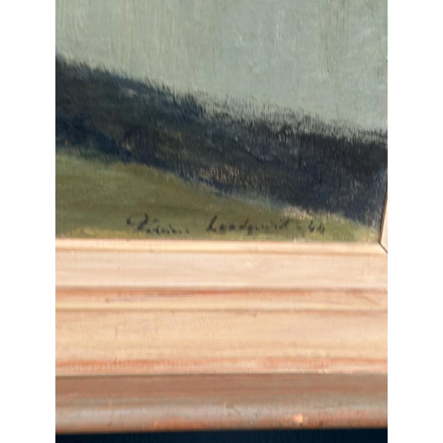 Fabian Lundqvist, Village, 1944, Oil on Canvas, Framed For Sale - Image 7 of 18