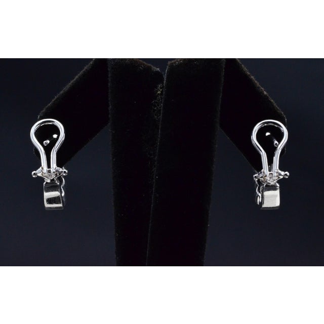 2000 - 2009 The Aubudon: Bezel Set Diamond Cerceau Earrings, 2 Pieces For Sale - Image 5 of 6