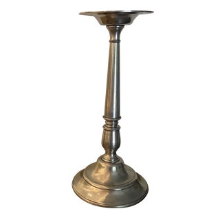 2000s Arte Italica Pewter Candle Holder For Sale