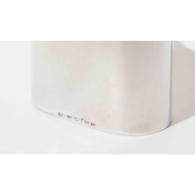 Vintage Italian Silver 925 Desk Organizer, 1970s For Sale - Image 4 of 5