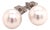 Akoya Pearl Stud Earrings 14k White Gold Certified For Sale