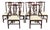 Edwardian Chippendale Mahogany Dining Chairs, 1910, Set of 6 For Sale