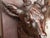 Black Forest 1900s Hand Carved Wooden Buck Head Mounted on Shield Plate For Sale - Image 12 of 12