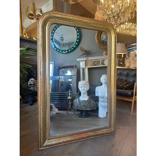 A good sized period Louis Philippe domed toped Mirror circa 1830-40 possibly earlier. The frame in tones of gold with...