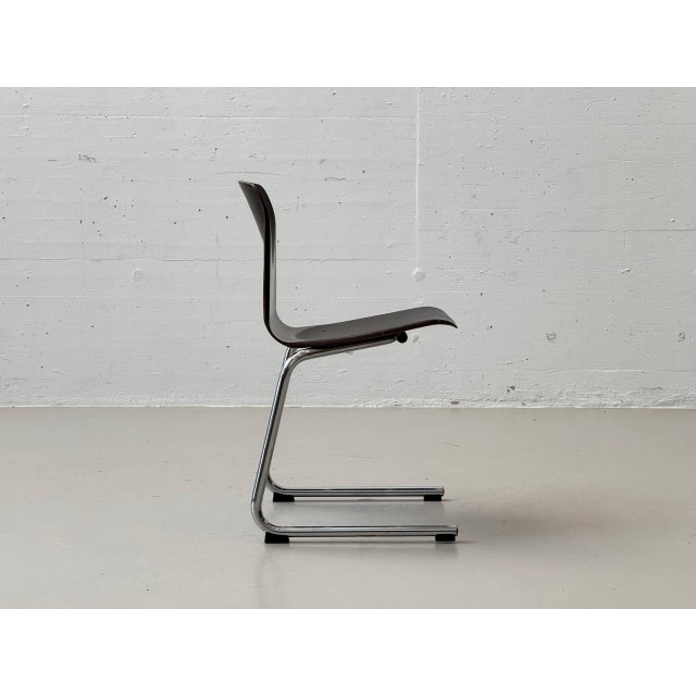 Brown Cantilever Chair from Thur-Op-Seat, West Germany, 1960s-1970s For Sale - Image 8 of 18