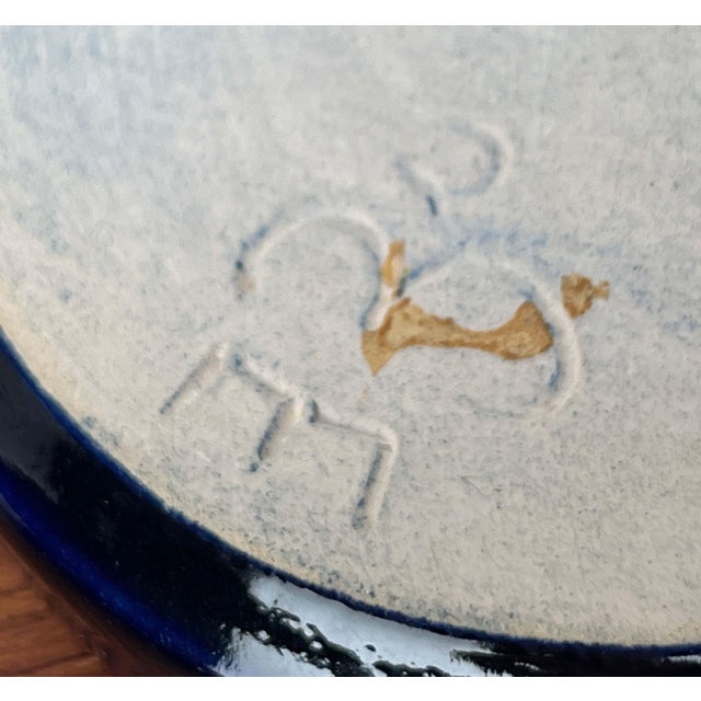 Mid-Century Modern German Studio Pottery Plates from Cornelsen Kindermann Keramik, 1960s, Set of 2 For Sale - Image 15 of 16