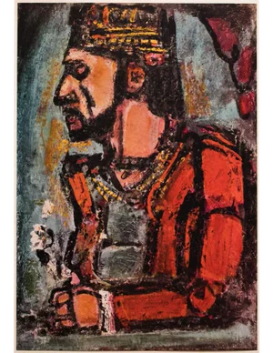 1950s After Georges Rouault, First Edition Period Lithograph "The Old King"