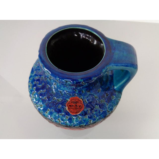 1970s Pop Art 216-25 Ceramic Vase from Bay Keramik, Germany, 1970s For Sale - Image 5 of 18