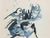 Mino Maccari, Relationship, 1975, Watercolor For Sale