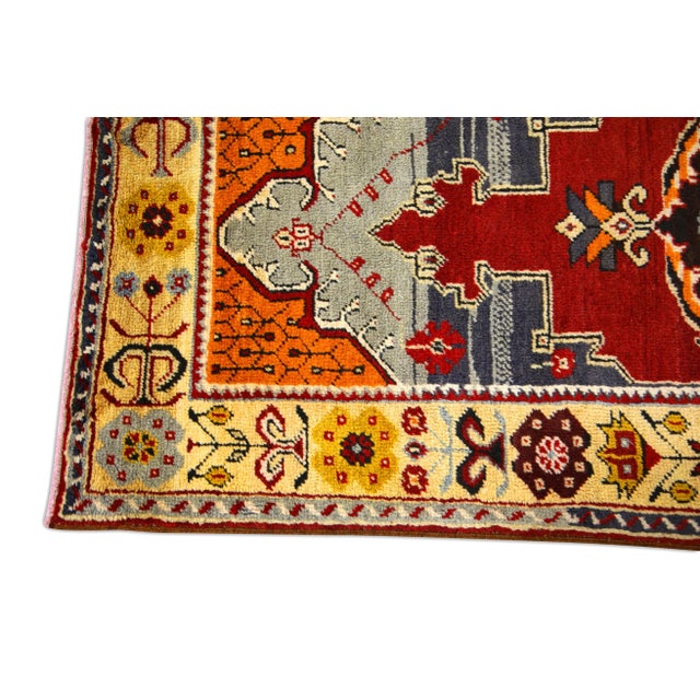 Turkish Vintage Turkish Rug 3'9" x 6'7" For Sale - Image 3 of 6