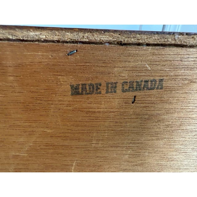 Mid Century Modern Teak Sliding Door Credenza Sideboard For Sale - Image 4 of 13