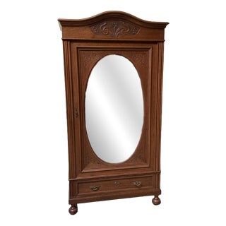 Antique Art Nouveau Linen Cupboard, 1910 For Sale