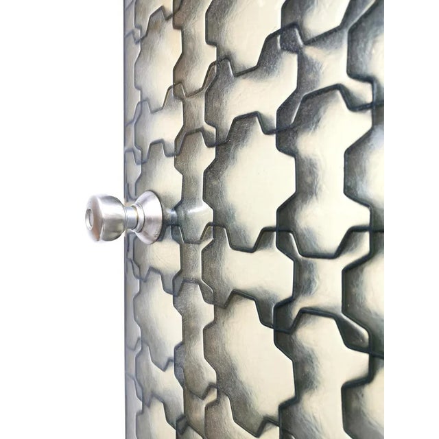 Vintage Art Deco Fiberglass Door For Sale - Image 3 of 7