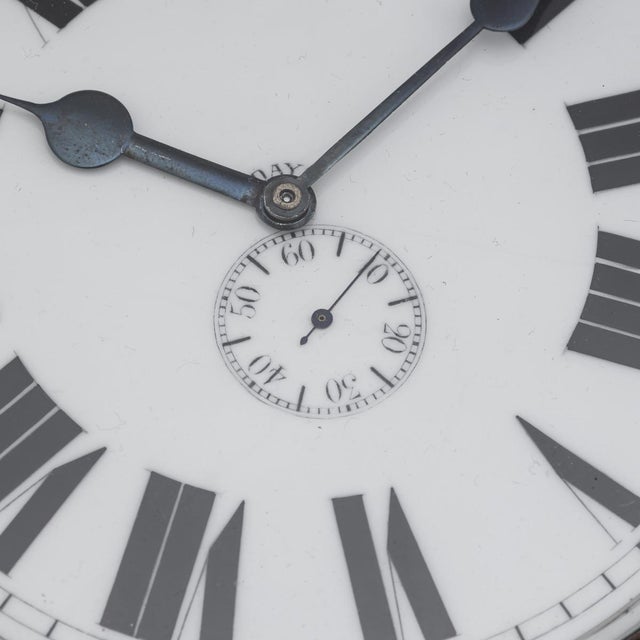 Antique English Silver Mounted Desk Clock, 1904 For Sale - Image 9 of 15