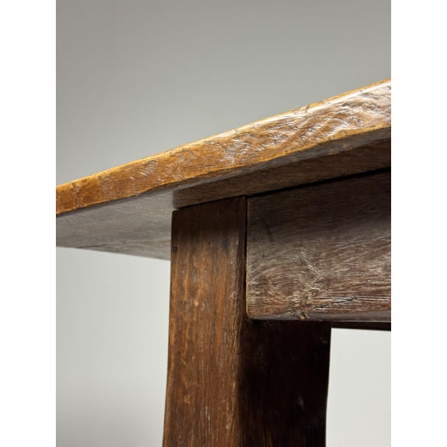 Belgian Monastery Table in Oak For Sale - Image 3 of 17