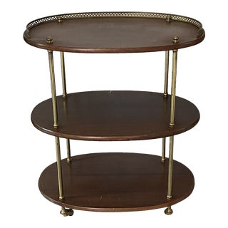 Vintage Tiered Bar Cart For Sale