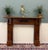 Antique English Fireplace Mantel Surround Renaissance Revival Oak c.1920s-30s For Sale - Image 9 of 18