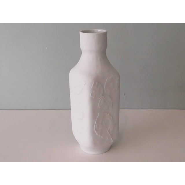 White Biscuit Vase from Hutschenreuther, Germany, 1970s For Sale - Image 6 of 11