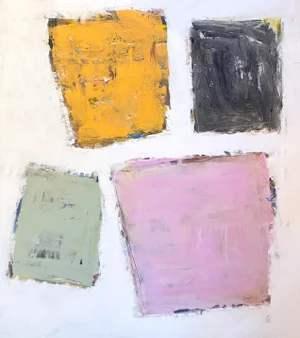Sarah Trundle, Contemporary Abstract Painting, "Foursquare"