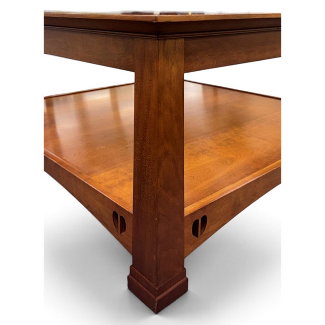 Vintage Stickley Glass Top Cocktail or Coffee Table For Sale In Miami - Image 6 of 17