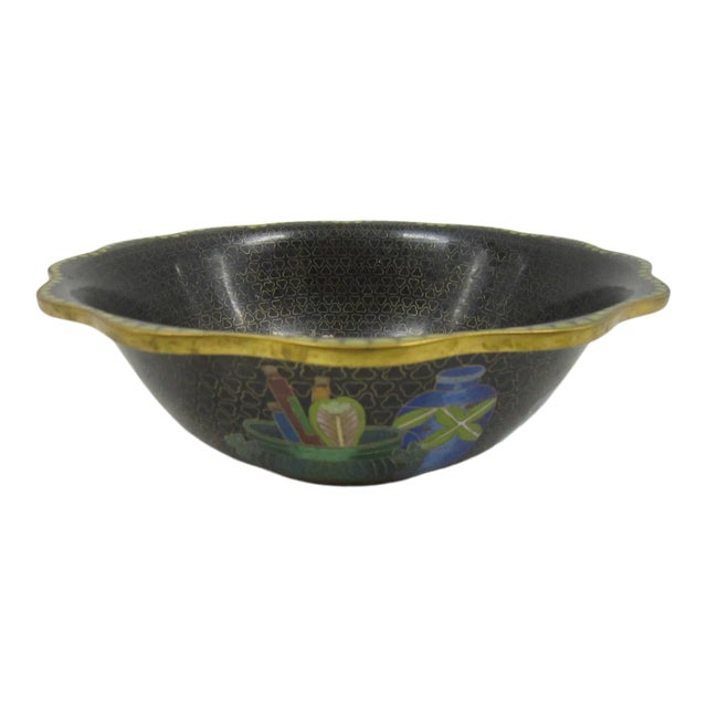 1920's Vintage Chinese Cloisonne Bowl For Sale