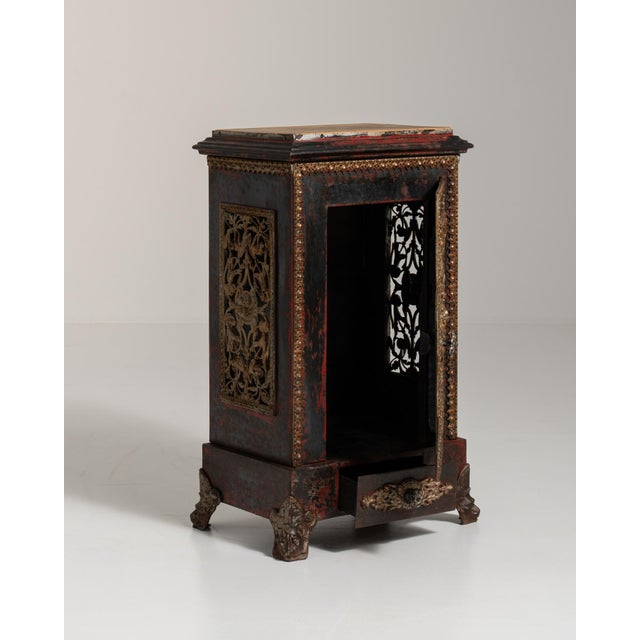 19th Century Victorian Brown Wood China & Display Cabinets For Sale - Image 16 of 16
