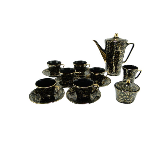 Postmodern Vintage Polish Coffee Set, 1970s, Set of 15 For Sale - Image 3 of 8