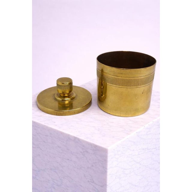 Swedish Art Deco Bronze Lidded Box attributed to O.H. Lagerstedt, 1930s For Sale - Image 4 of 7