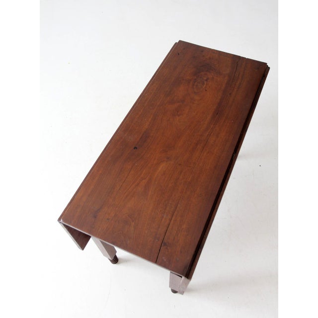 Antique Drop Leaf Table For Sale - Image 12 of 12