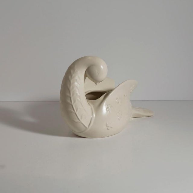 Beswick Dove Vase in Ivory and Ceramic attributed to Kathi Urbach, England, 1950s For Sale - Image 6 of 11