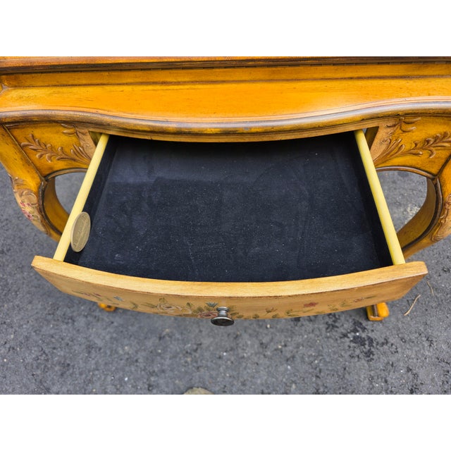 Late 20th Century Butler Specialty Company French Provincial Style Ladies Secretaire With Matching Chair For Sale In New York - Image 6 of 9