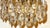 Brass and Lead Crystal Chandelier from Bakalowits & Söhne, Vienna, Austria, 1960s For Sale - Image 6 of 8