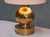 Gold Glazed Ceramic Table Lamps by Aldo Londi for Bitossi for Luxus Vittsjö, 1970s, Set of 2 For Sale - Image 11 of 13