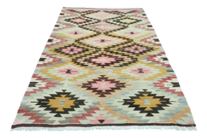 Vintage Turkish Antalya Nomads Kilim Rug