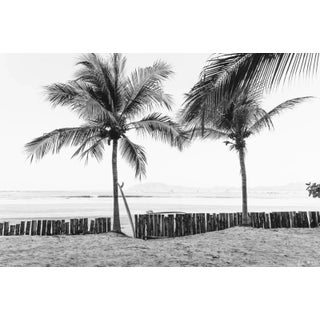 "Magic Sticks" Black and White Beach Scene Limited Edition Fine Art Photograph Print by Kristen M. Brown For Sale
