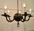 Gothic Iron and Wood Chandelier, 1920s For Sale - Image 3 of 13