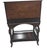 Vintage Mahogany Drop-Front Secretary Desk With Carved Gallery & Lower Shelf For Sale - Image 9 of 10