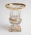 Vintage Cut Crystal Urn Vase With Gold Rim Trim, Footed Pedestal Base For Sale - Image 4 of 7