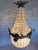 1960s 1960s French Louis XVI Charcoal Bronze Chandelier For Sale - Image 5 of 17
